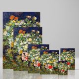 Bouquet of Flowers in a Vase - Still Life Floral Painting By Vincent van Gogh canvas wall art - Image 4