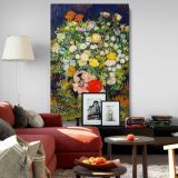 Bouquet of Flowers in a Vase - Still Life Floral Painting By Vincent van Gogh canvas wall art - Image 8