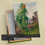 Allotment with Sunflower - Garden Scene Impressionist Landscape By Vincent van Gogh canvas wall art - Image 6