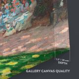 The Parc Monceau - Impressionist Park Scene Print By Claude Monet - Image 3