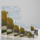 Street in Sainte-Adresse - French Village Landscape By Claude Monet canvas wall art - Image 4