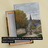 Street in Sainte-Adresse - French Village Landscape By Claude Monet canvas wall art - Image 6
