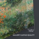 View of VŽtheuil - Wildflowers and Trees Landscape Print By Claude Monet - Image 3