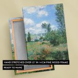 View of VŽtheuil - Wildflowers and Trees Landscape Print By Claude Monet - Image 6