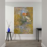 The Geese - Autumn Trees with Ducks Landscape Art By Claude Monet canvas wall art - Image 2