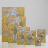 The Geese - Autumn Trees with Ducks Landscape Art By Claude Monet canvas wall art - Image 4