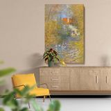 The Geese - Autumn Trees with Ducks Landscape Art By Claude Monet canvas wall art - Image 5
