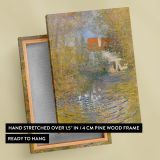 The Geese - Autumn Trees with Ducks Landscape Art By Claude Monet canvas wall art - Image 6