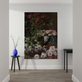 Spring Flowers - Roses and Hydrangeas Floral Print By Claude Monet - Image 2