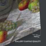 Still Life with Flowers and Fruit - Botanical Arrangement Painting By Claude Monet canvas wall art - Image 3