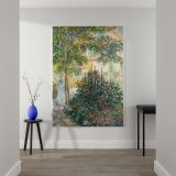 Camille Monet in the Garden at Argenteuil - Outdoor Floral Scene By Claude Monet canvas wall art - Image 2
