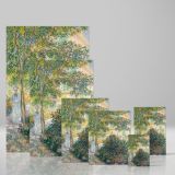 Camille Monet in the Garden at Argenteuil - Outdoor Floral Scene By Claude Monet canvas wall art - Image 4