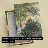 Camille Monet in the Garden at Argenteuil - Outdoor Floral Scene By Claude Monet canvas wall art - Image 6