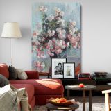 Chrysanthemums - Vintage Style Bouquet Still Life Print By Claude Monet - Image 8