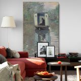 The Studio Boat - Impressionist River Scene By Claude Monet canvas wall art - Image 8