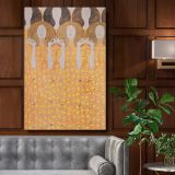 Beethoven Frieze - Golden Vienna Secession Mural By Gustav Klimt canvas wall art