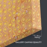 Beethoven Frieze - Golden Vienna Secession Mural By Gustav Klimt canvas wall art - Image 3