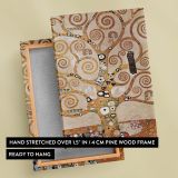 Tree of Life - Elegant Golden Spiral Symbolism By Gustav Klimt canvas wall art - Image 6