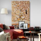 Tree of Life - Elegant Golden Spiral Symbolism By Gustav Klimt canvas wall art - Image 8