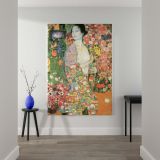 The Dancer - Abstract Colorful Woman Portrait By Gustav Klimt canvas wall art - Image 2
