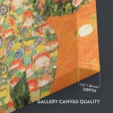 The Dancer - Abstract Colorful Woman Portrait By Gustav Klimt canvas wall art - Image 3