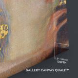 Judith and the Head of Holofernes - Bold Biblical Gold Scene By Gustav Klimt canvas wall art - Image 3