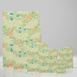Larkspur - Blue Botanical Floral Pattern By William Morris canvas wall art - Image 4