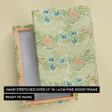 Larkspur - Blue Botanical Floral Pattern By William Morris canvas wall art - Image 6