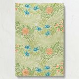 Larkspur - Blue Botanical Floral Pattern By William Morris canvas wall art - Image 7