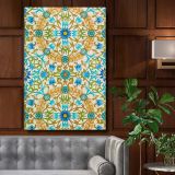 Vine - Elegant Gold and Blue Botanical Art By William Morris canvas wall art