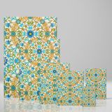 Vine - Elegant Gold and Blue Botanical Art By William Morris canvas wall art - Image 4