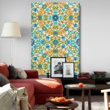Vine - Elegant Gold and Blue Botanical Art By William Morris canvas wall art - Image 8