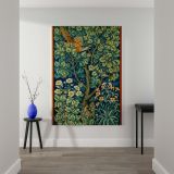 Cock Pheasant - Woodland Birds and Flowers Design By William Morris & John Henry Dearle canvas wall art - Image 2