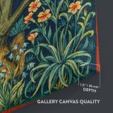 Cock Pheasant - Woodland Birds and Flowers Design By William Morris & John Henry Dearle canvas wall art - Image 3