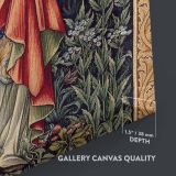 Pomona - Fruit Goddess in Red Gown By Edward Burne-Jones & John Henry Dearle canvas wall art - Image 14