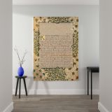 The Story of the Dwellers at Eyr - Illuminated Manuscript Floral Art By William Morris canvas wall art - Image 2
