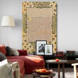 The Story of the Dwellers at Eyr - Illuminated Manuscript Floral Art By William Morris canvas wall art - Image 8