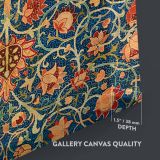 Holland Park Carpet - Ornamental Botanical Textile By William Morris canvas wall art - Image 3