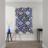 Wey - Watercolour for Printed Fabric Design By William Morris canvas wall art - Image 2