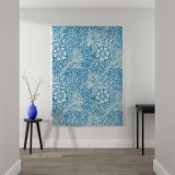 Marigold - Blue and White Botanical Wall Art By William Morris - Image 2