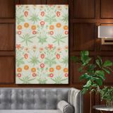 Daisy - Vintage English Garden Floral Design By William Morris canvas wall art