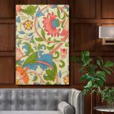 Lodden - Arts and Crafts Floral Pattern By William Morris canvas wall art