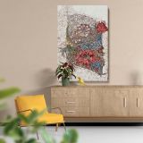 Honeysuckle - Intricate Botanical Vintage Design By William Morris canvas wall art - Image 5