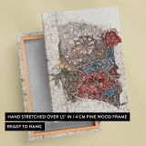 Honeysuckle - Intricate Botanical Vintage Design By William Morris canvas wall art - Image 6