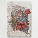 Honeysuckle - Intricate Botanical Vintage Design By William Morris canvas wall art - Image 7