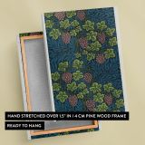 Vine - Grape Vines and Greenery Pattern By William Morris canvas wall art - Image 6
