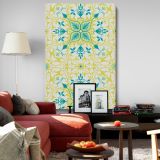 Vine - Yellow, White and Green Floral Wall Art By William Morris - Image 8
