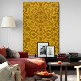 Vine - Golden Brown Floral Arts and Crafts Style By William Morris canvas wall art - Image 8