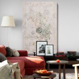 Wild Tulip - Soft Neutral Floral Sketch Art By William Morris canvas wall art - Image 8
