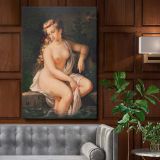 Lady of the Lake - Romantic Nude from Arthurian Legend canvas wall art